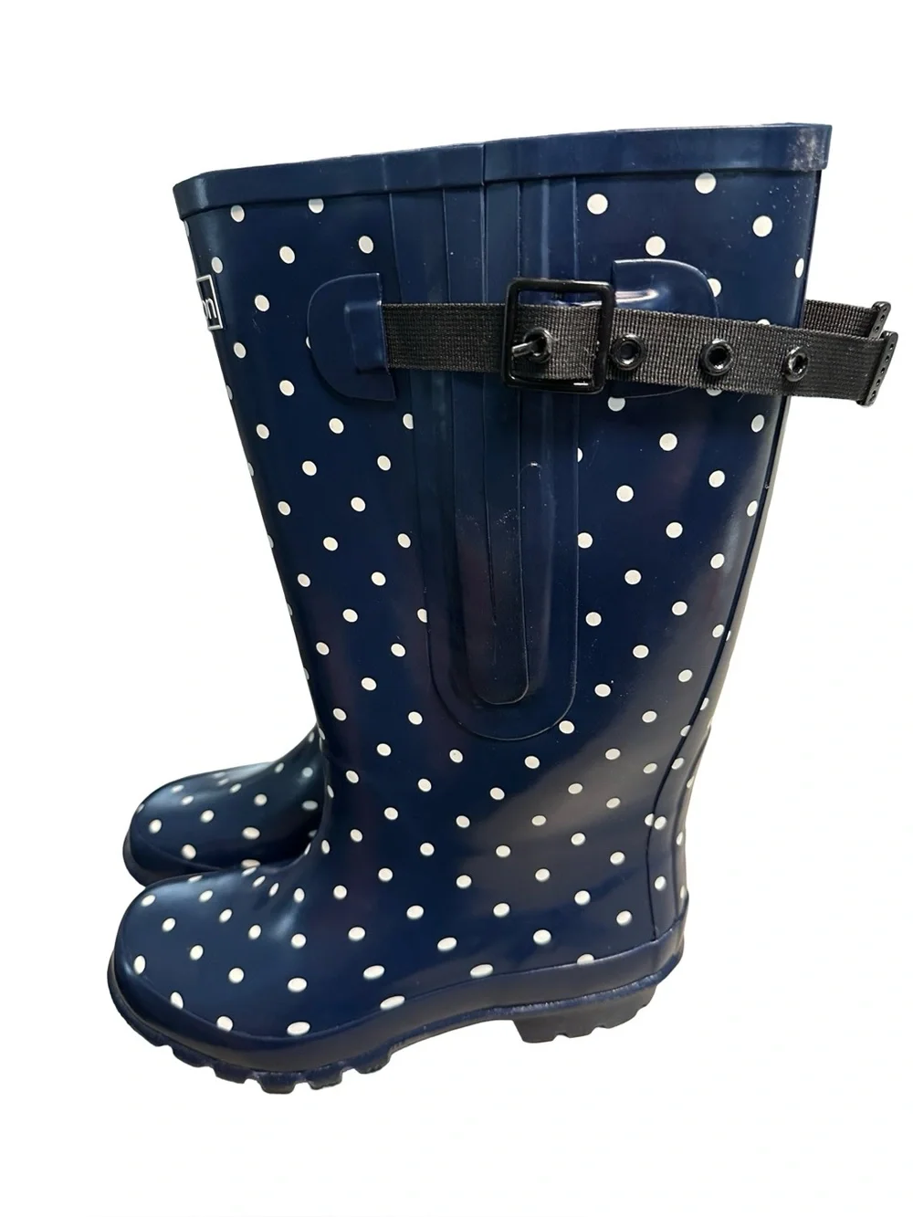 NWOT Jileon Extra Wide Calf Womens' Rain Boots, Size 7.
